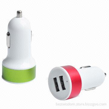 Power Chargers for iPhone and iPad with Dual-USB Port (3.1A Maximum)